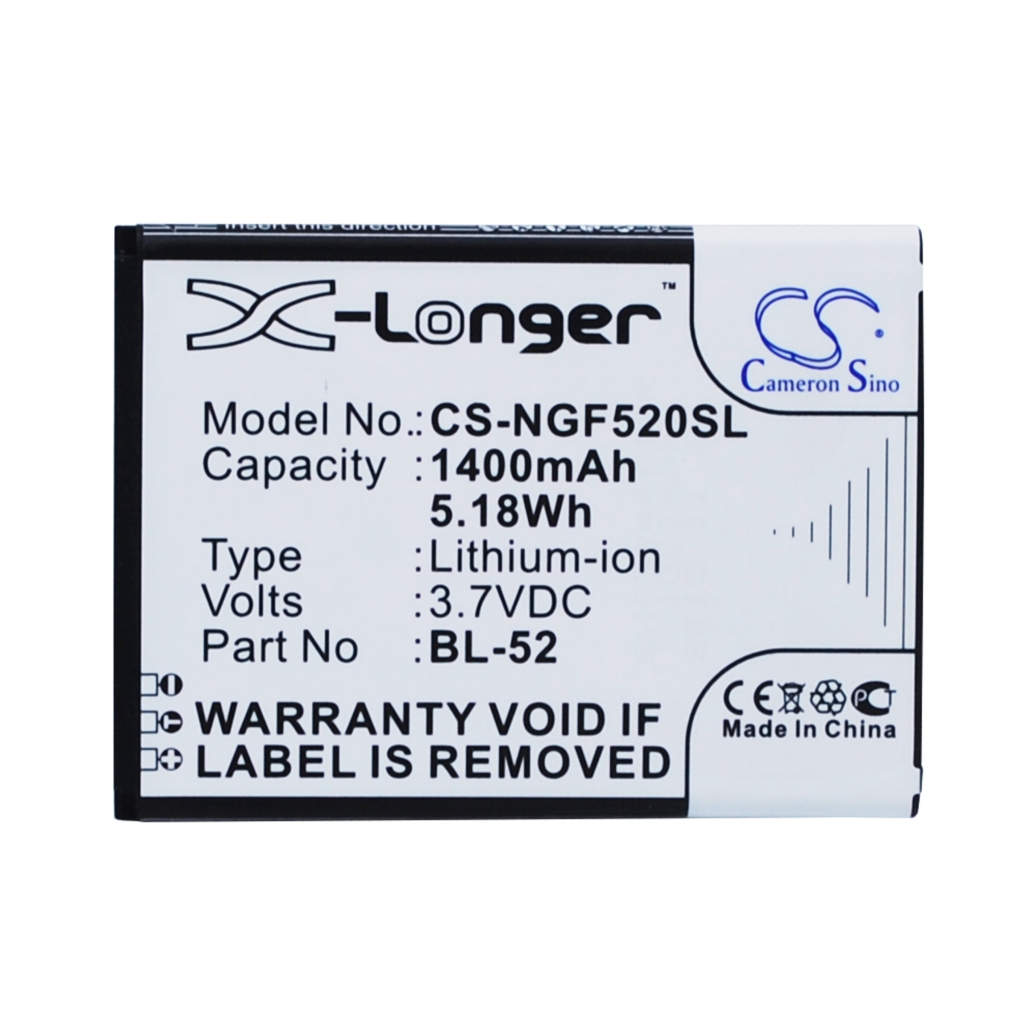 Mobiltelefonbatteri Ngm CS-NGF520SL