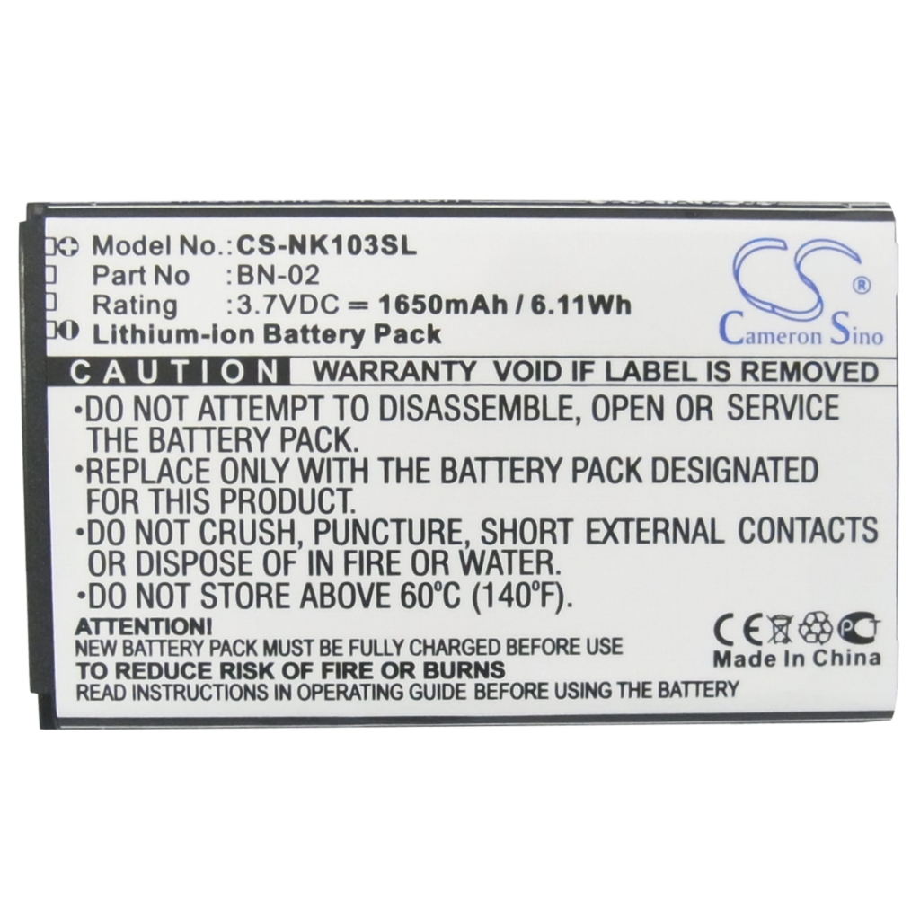 Mobiltelefonbatteri Nokia CS-NK103SL