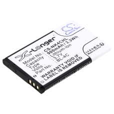 Kompatibel batteriudskiftning til Nokia BBA-07,BK-BL-4C,BL-4C,C4C08T,C4C50T...