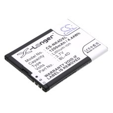 Kompatibel batteriudskiftning til Nokia BL-4D,BL22,C4D10T,ML0639,N4D110J...