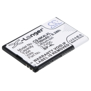 CS-NK4LXL<br />Batterier til  erstatter batteri BP-4L