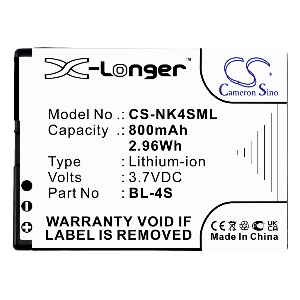 Mobiltelefonbatteri Nokia CS-NK4SML