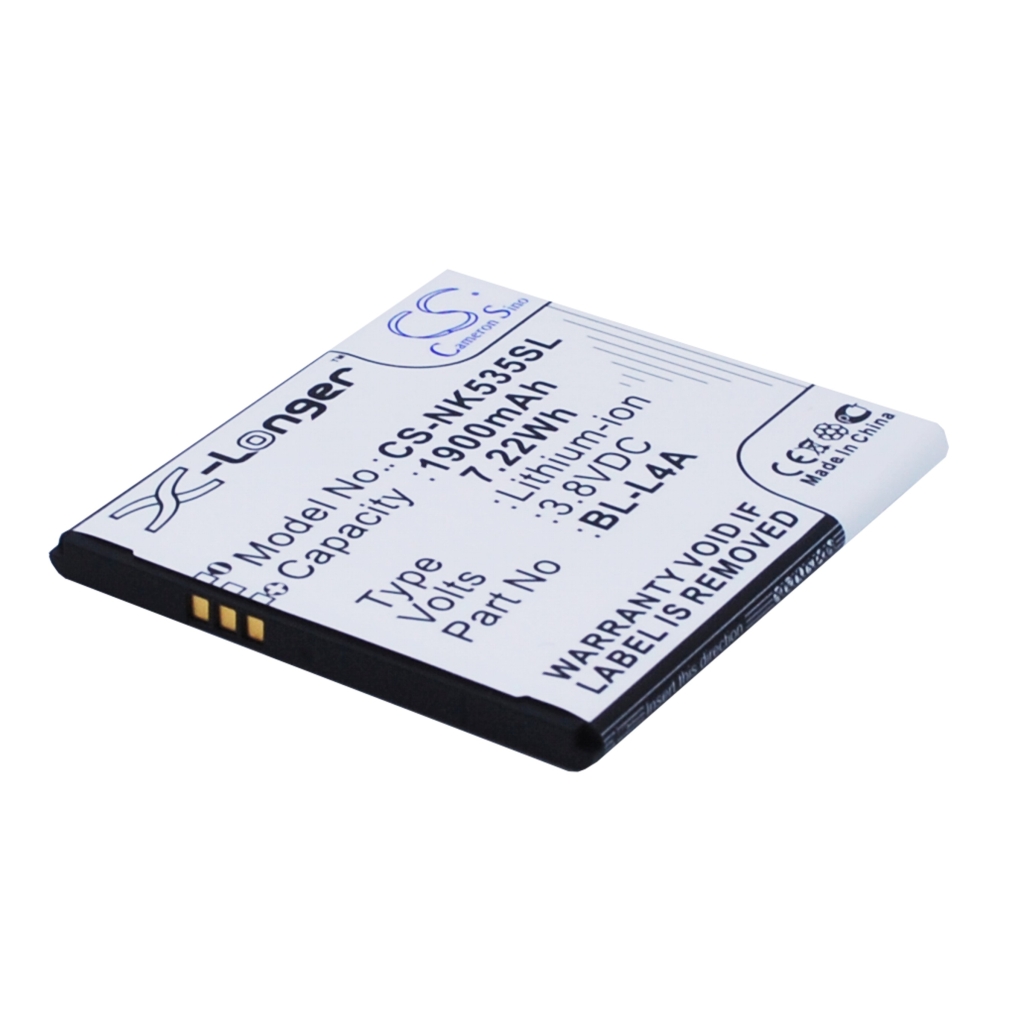 Batteri kompatibel med Nokia Microsoft CS-NK535SL