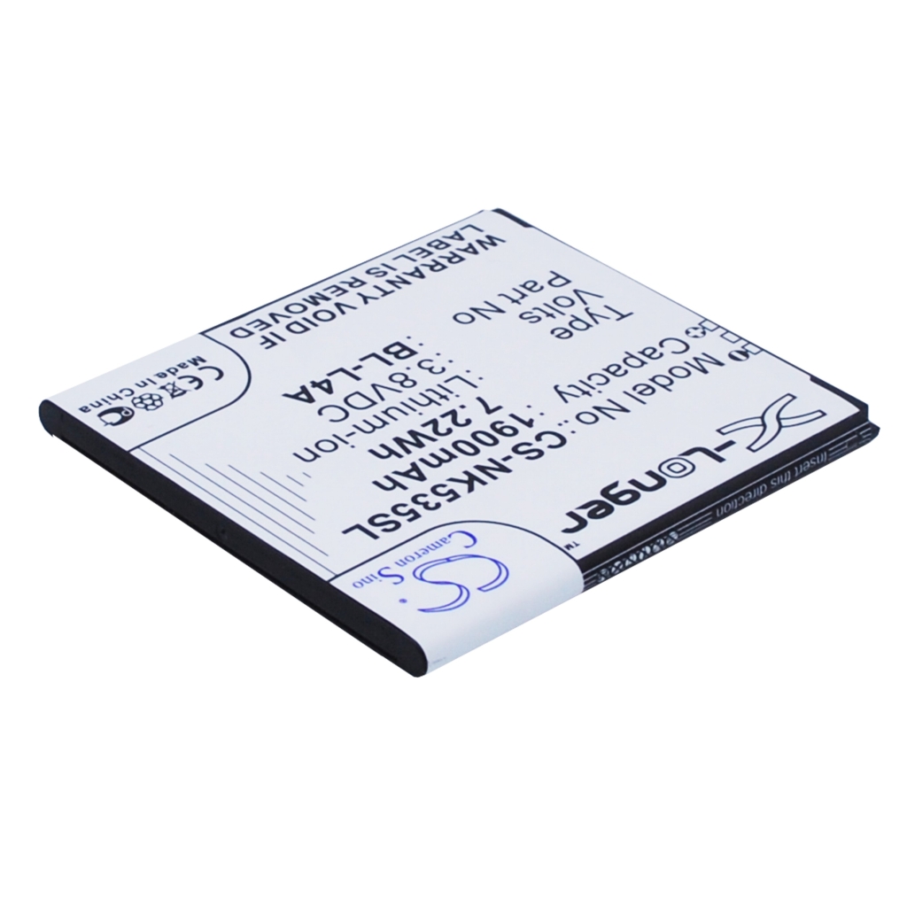 Batteri kompatibel med Nokia Microsoft CS-NK535SL