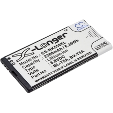 Kompatibel batteriudskiftning til Nokia BL-T5A,BV-T5A