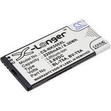 Kompatibel batteriudskiftning til Nokia BL-T5A,BV-T5A