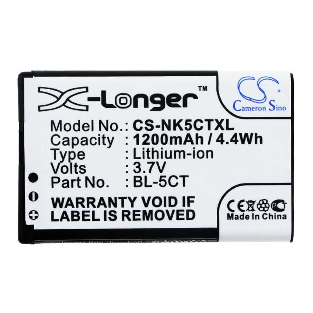 Mobiltelefonbatteri Nokia CS-NK5CTXL
