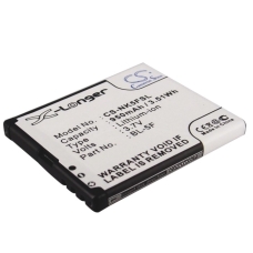 Kompatibel batteriudskiftning til Nokia BL-5F,MP-S-O