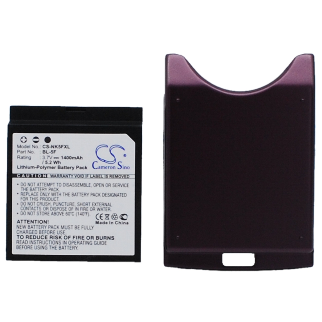 Batteri kompatibel med Nokia CS-NK5FXL