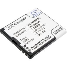 Kompatibel batteriudskiftning til Nokia BL-5K,BL7203