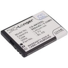 Kompatibel batteriudskiftning til Nokia BL-5S