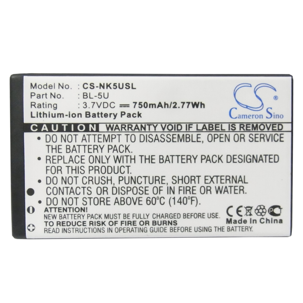 Mobiltelefonbatteri Nokia CS-NK5USL