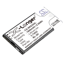 Kompatibel batteriudskiftning til Nokia BL-5H