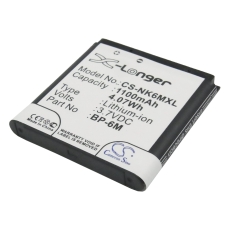 Kompatibel batteriudskiftning til Nokia BP-6M,BP-6M-S