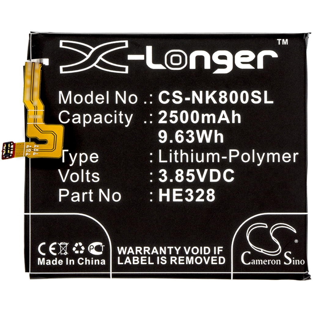 Mobiltelefonbatteri Nokia CS-NK800SL