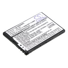 Kompatibel batteriudskiftning til Nokia BV-4D