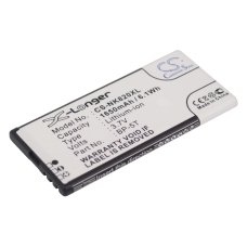 Kompatibel batteriudskiftning til Nokia BP-5T