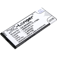 Kompatibel batteriudskiftning til Nokia BV-T5E