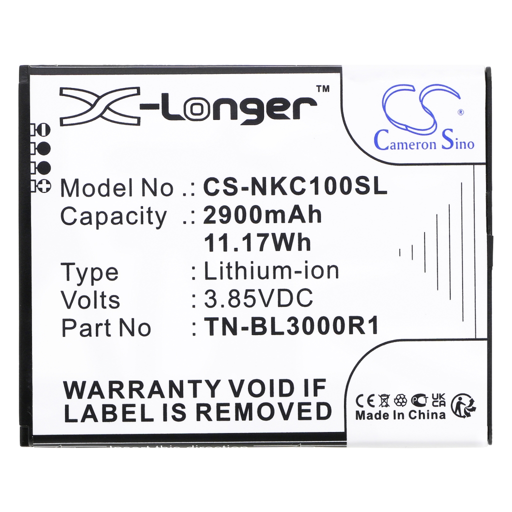 Mobiltelefonbatteri Nokia CS-NKC100SL