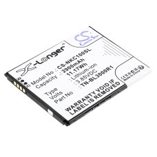 Kompatibel batteriudskiftning til Nokia TN-BL3000R1