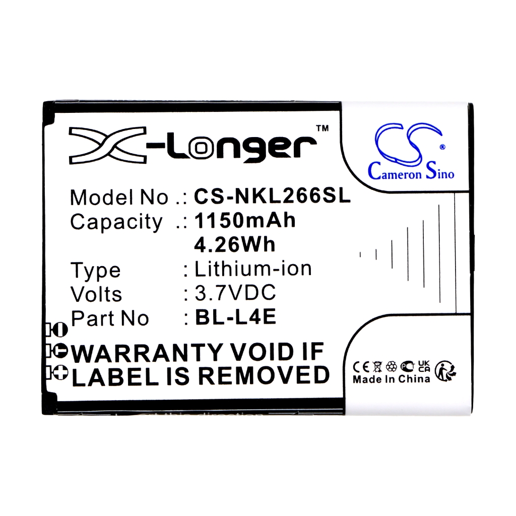 Mobiltelefonbatteri Nokia CS-NKL266SL