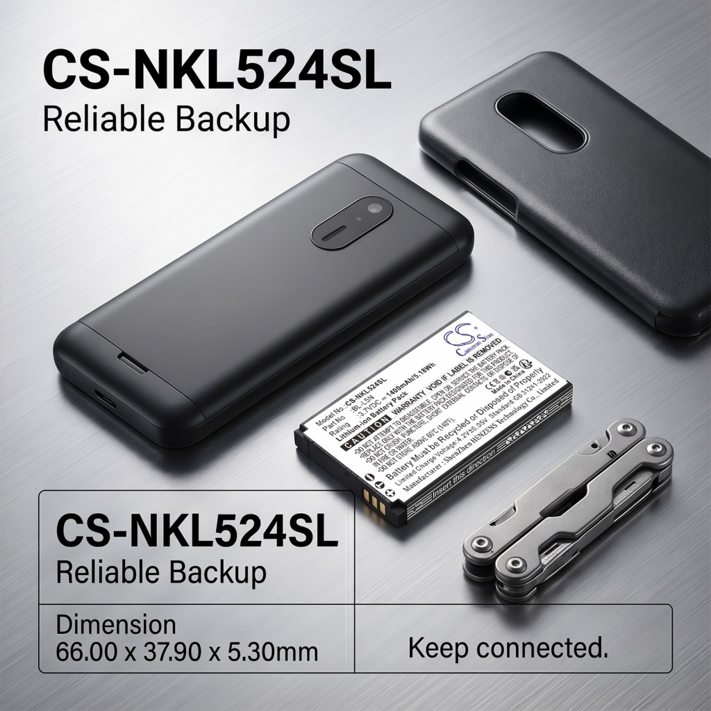 Batteri kompatibel med Nokia CS-NKL524SL