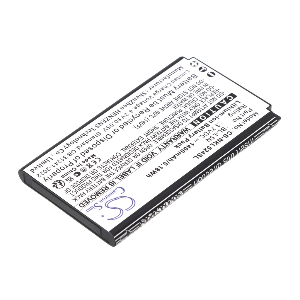 Batteri kompatibel med Nokia CS-NKL524SL