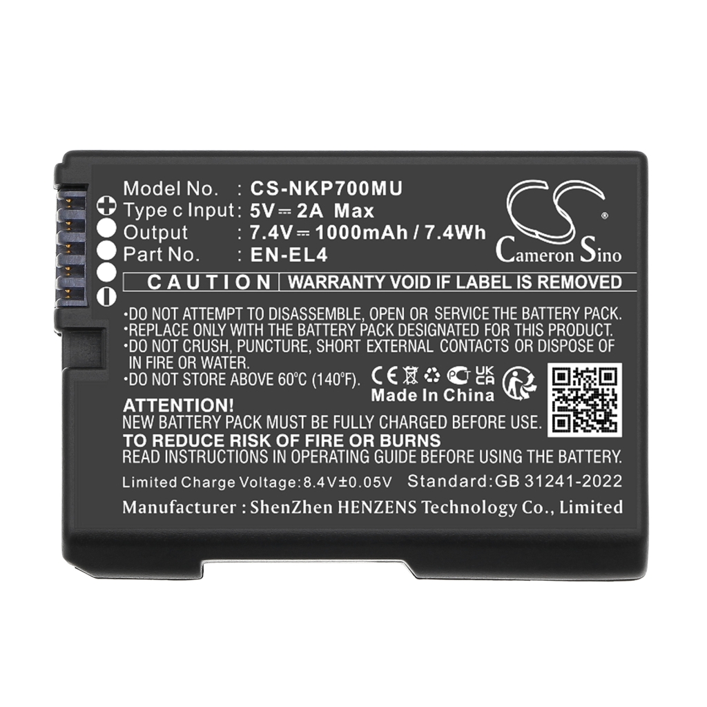 Camera Battery Nikon D2Xs