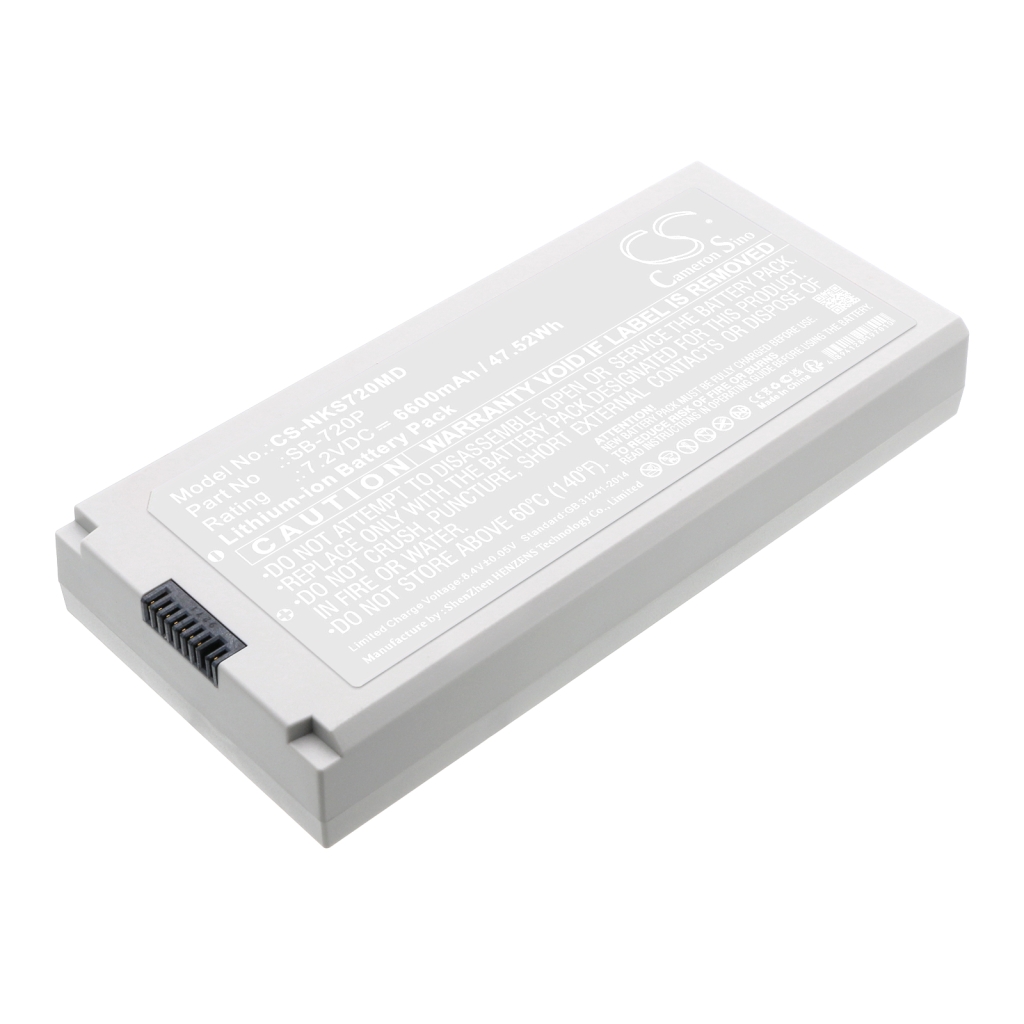 Batteri kompatibel med Nihon Kohden CS-NKS720MD
