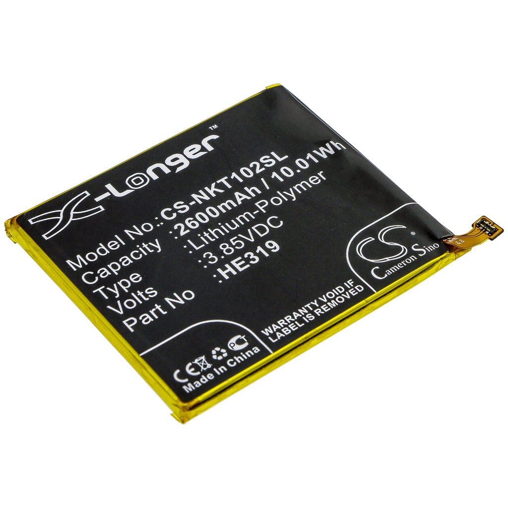 Mobiltelefonbatteri Nokia CS-NKT102SL