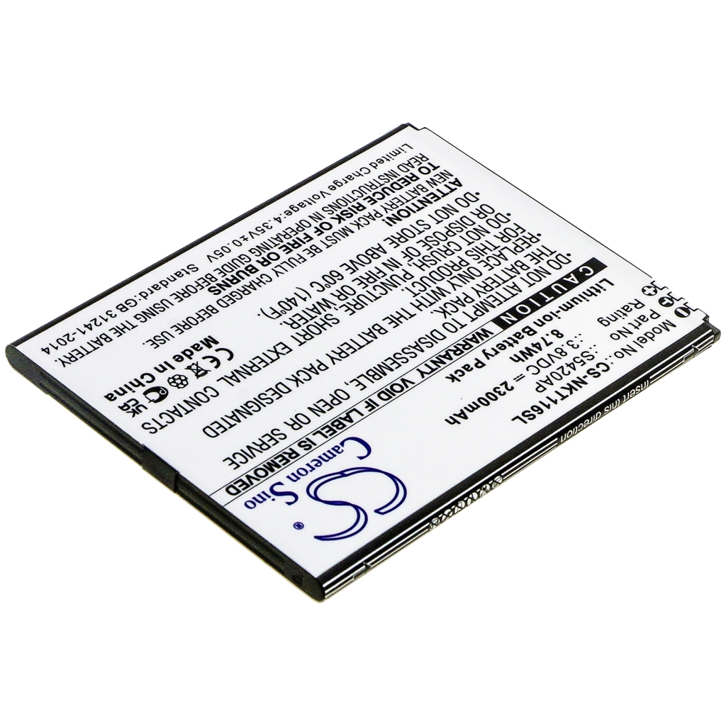 Mobiltelefonbatteri Nokia CS-NKT116SL