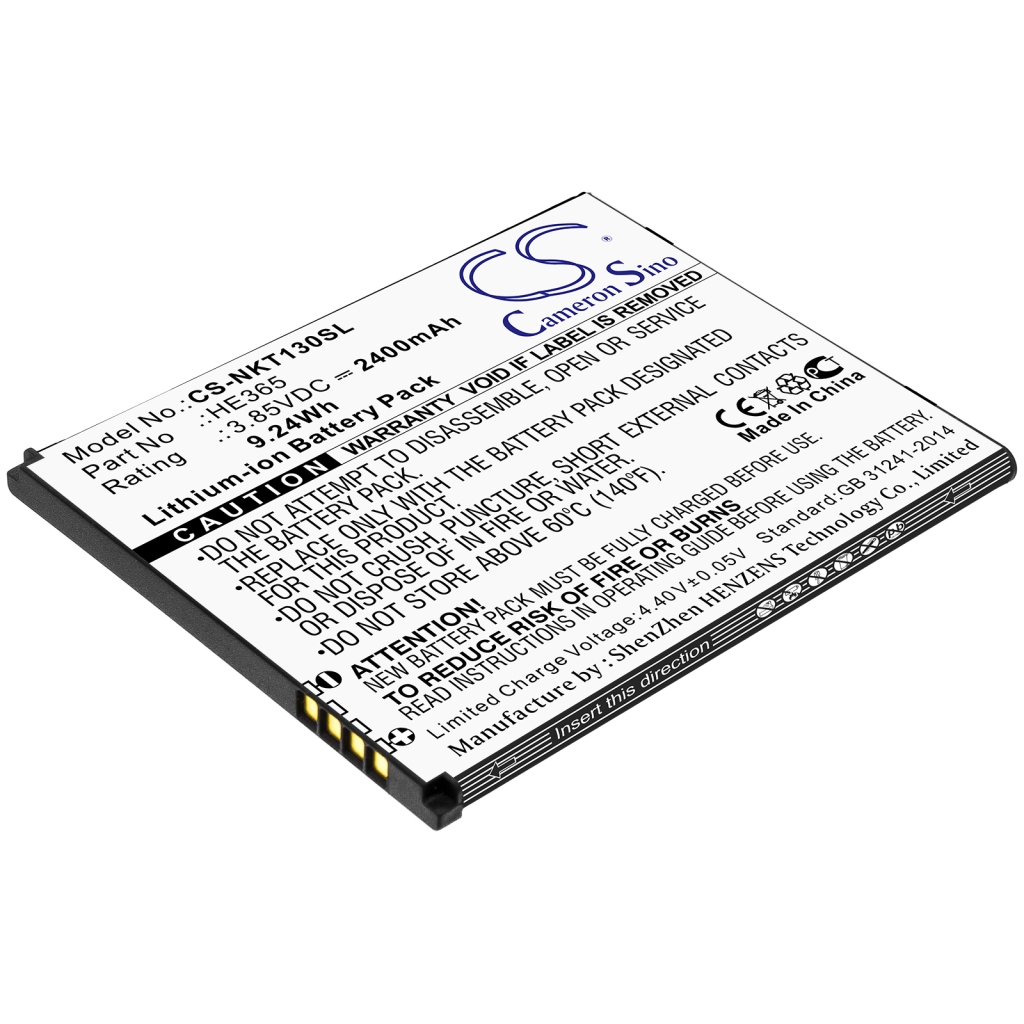 Mobiltelefonbatteri Nokia CS-NKT130SL
