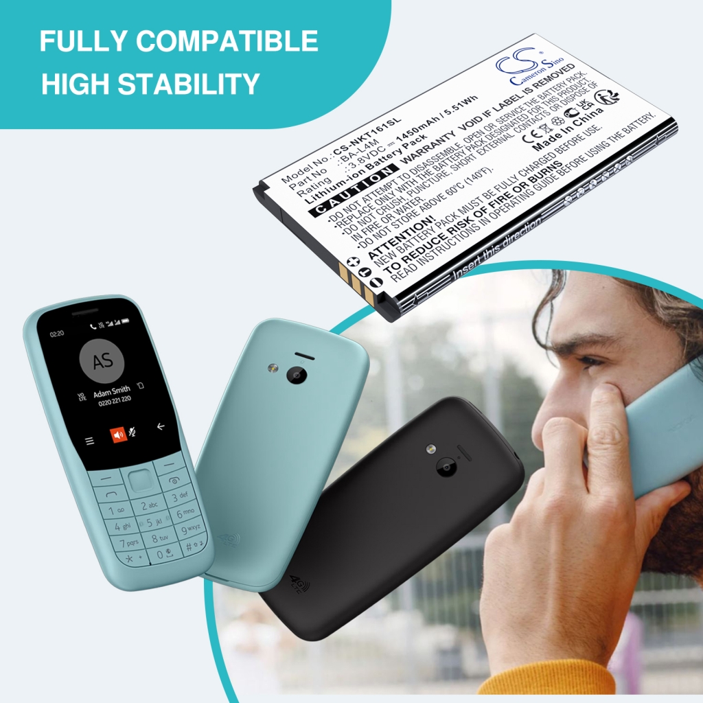 Mobiltelefonbatteri Nokia CS-NKT161SL