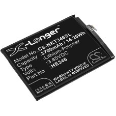 Kompatibel batteriudskiftning til Nokia HE346