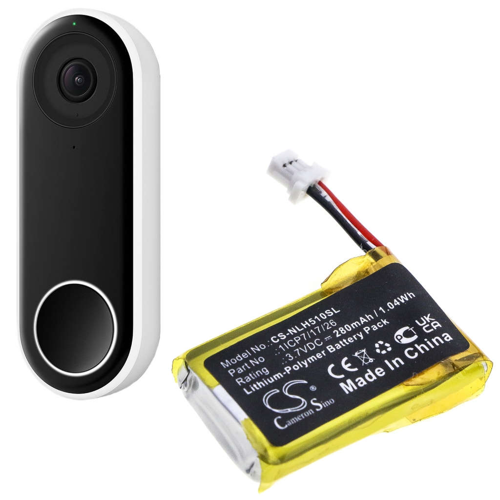 Hjemmesikkerhedskamera batteri Nest CS-NLH510SL