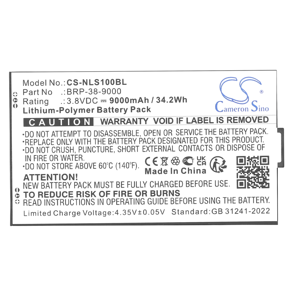 Tabletbatteri Newland CS-NLS100BL