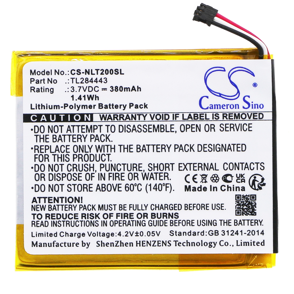 Smart home batteri Nest CS-NLT200SL
