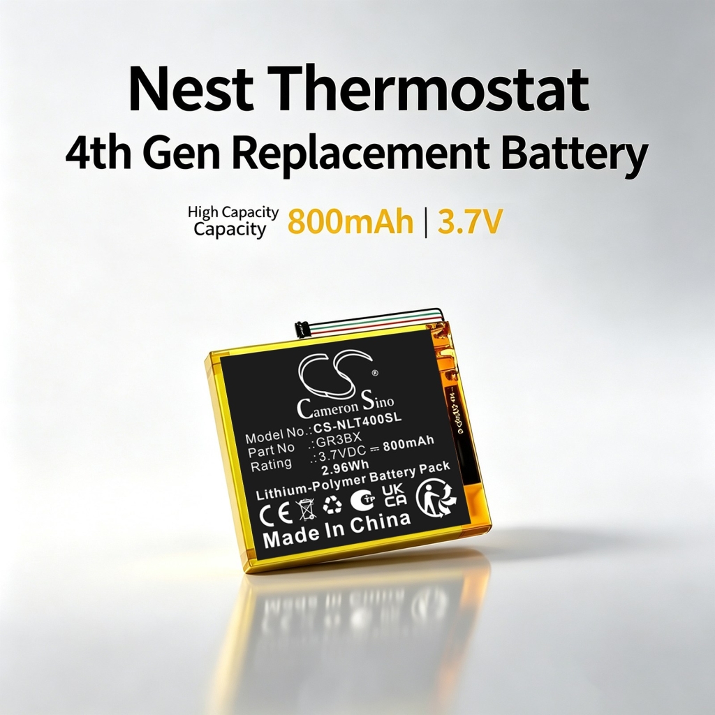 Batterier kompatibel med Nest Thermostat 4th Generation CS-NLT400SL