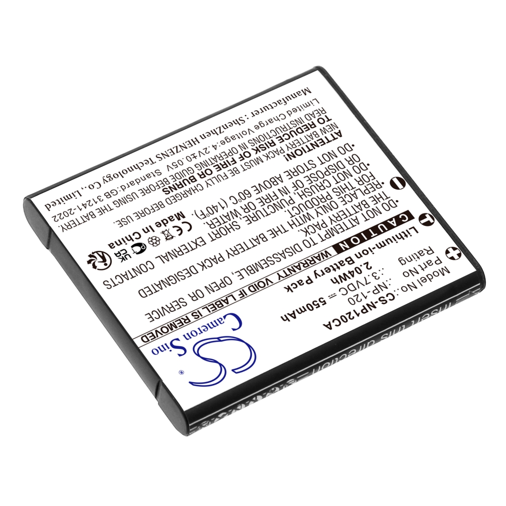 Camera Battery Silvercrest CS-NP120CA