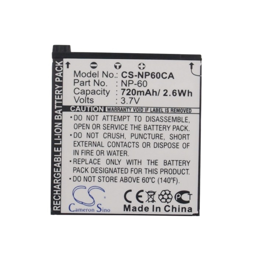 Camera Battery Nytex CS-NP60CA