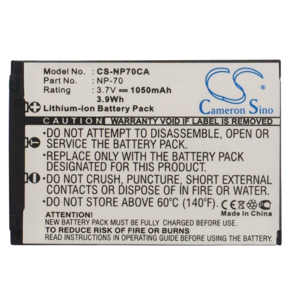 Batteri kompatibel med Casio CS-NP70CA