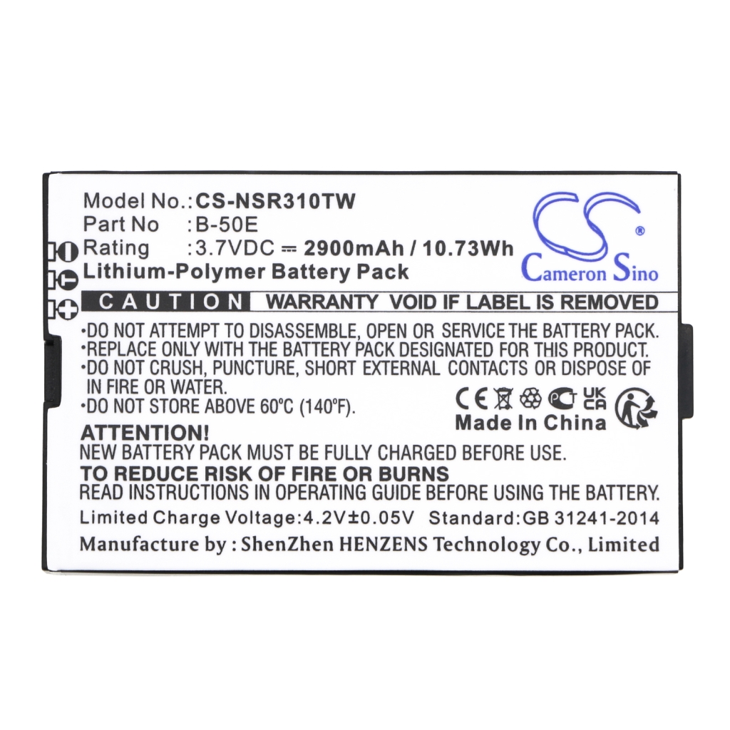 Tovejs radio batteri Inrico CS-NSR310TW