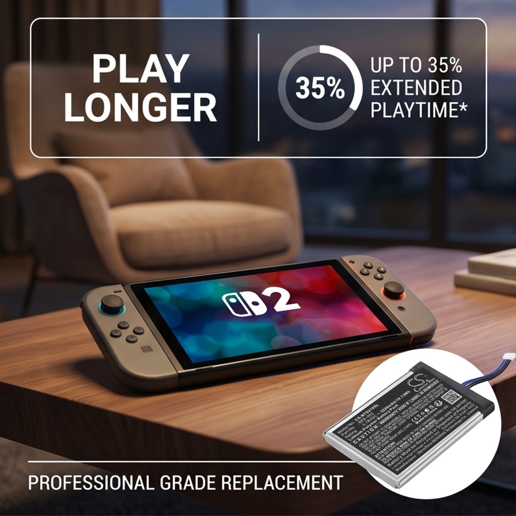 Batteri kompatibel med Nintendo CS-NTS210SL
