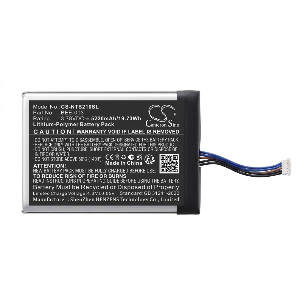 Batteri kompatibel med Nintendo CS-NTS210SL