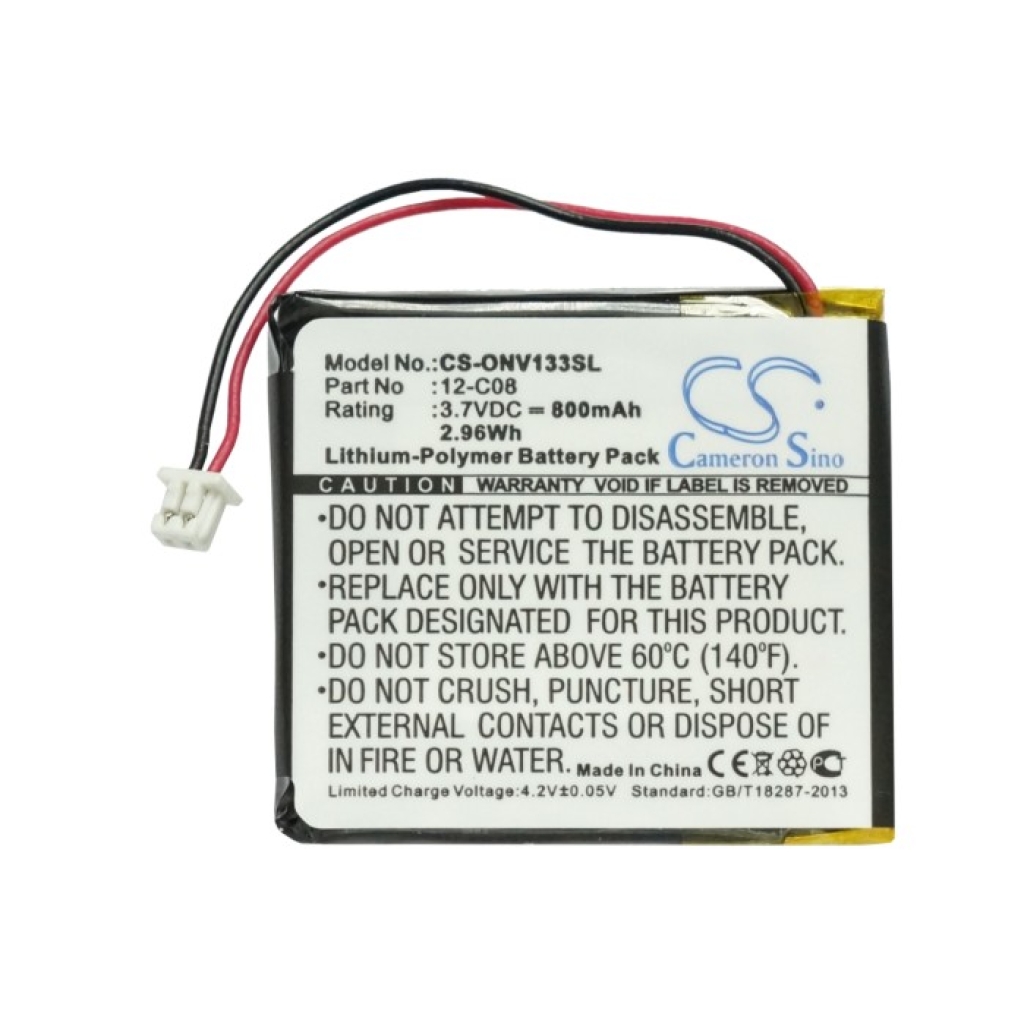 Belysningssystembatteri Oryon technologies CS-ONV133SL