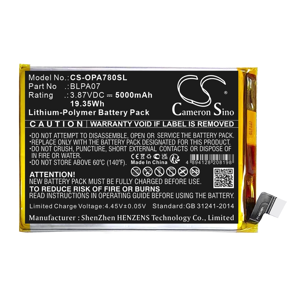 Mobiltelefonbatteri OPPO CS-OPA780SL