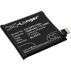 Kompatibel batteriudskiftning til OPPO BLP675