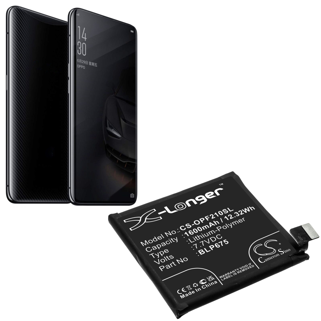 Mobiltelefonbatteri OPPO CS-OPF210SL
