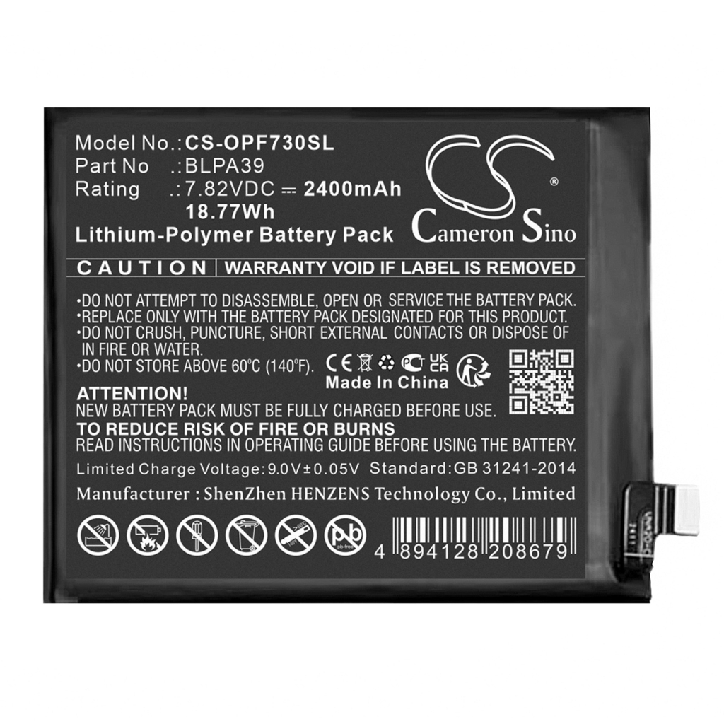 Mobiltelefonbatteri OPPO CS-OPF730SL