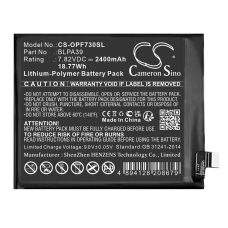 Kompatibel batteriudskiftning til OPPO BLPA39